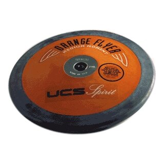 Wettkampfdiskus, UCS ORANGE FLYER, 1,0 kg,